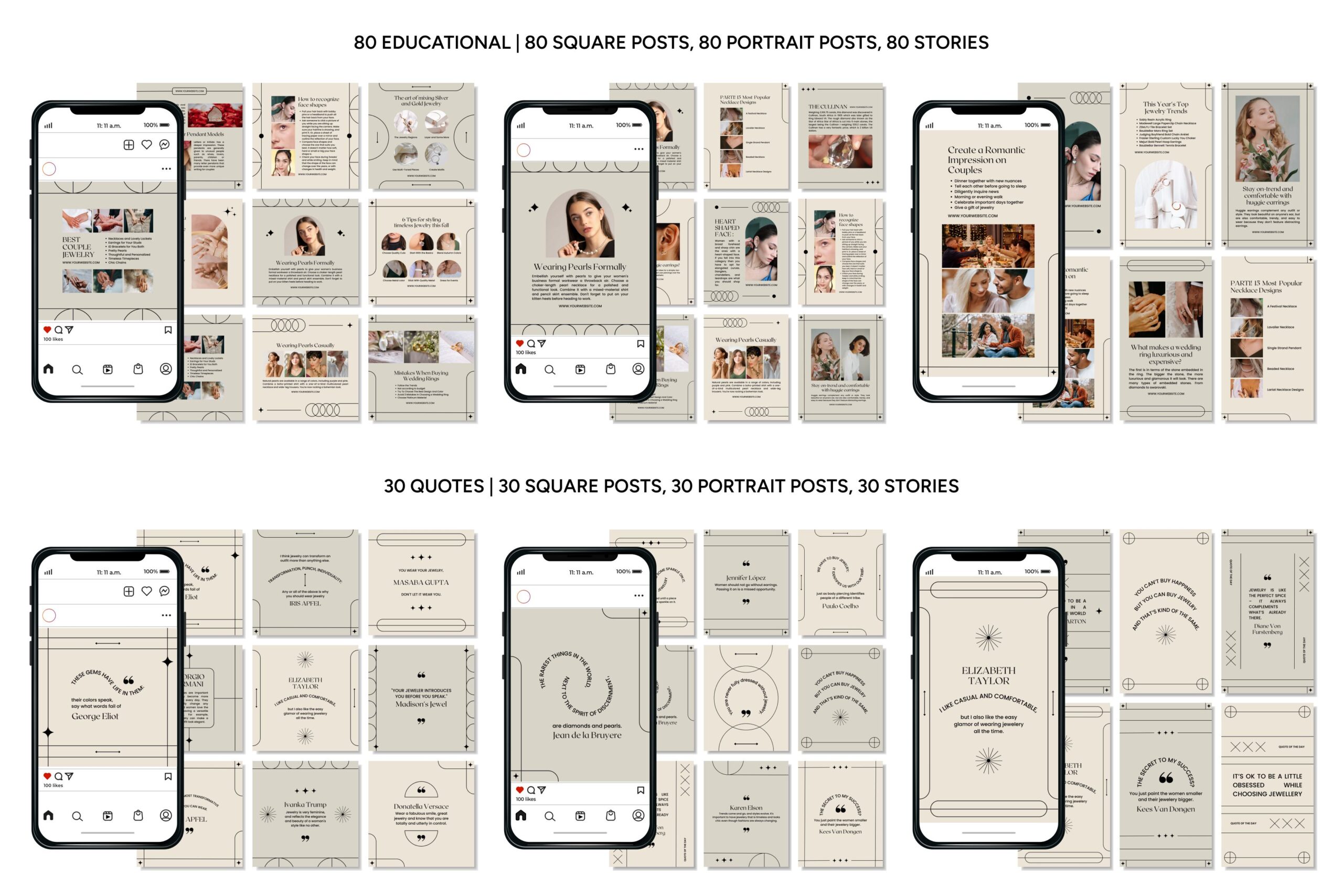 Social Media Templates Fawn